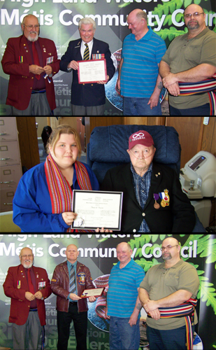 Council honours 3 veterans