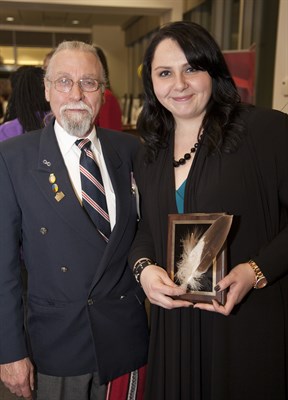 TeraBeaulieu with award