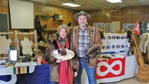 Métis Trapping Display At Sugar Bush Maple Syrup Festival