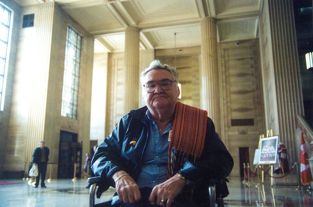 Steve Powley at the Supreme Court of Canada in 2003