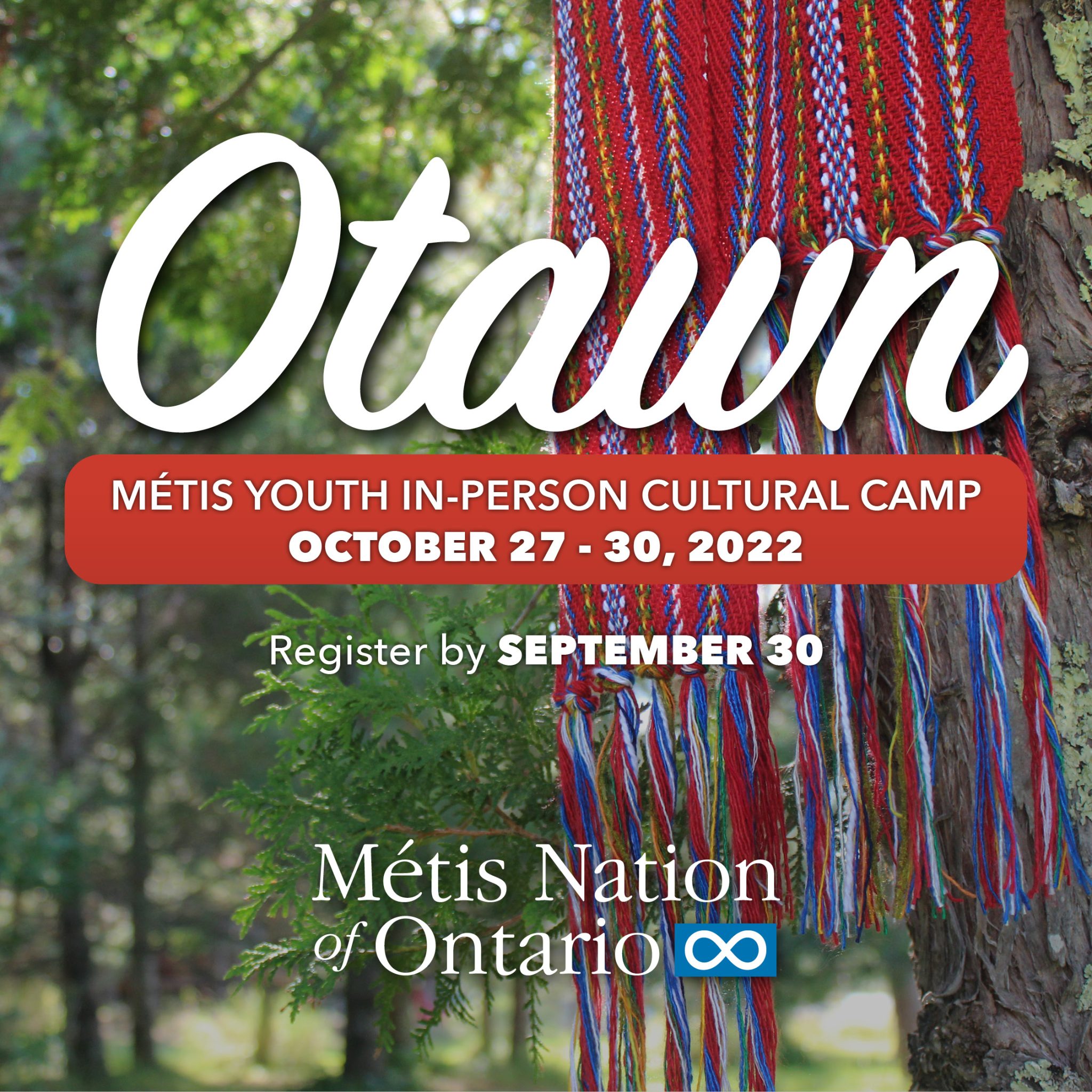 Otawn A Métis youth inperson cultural camp Métis Nation of Ontario
