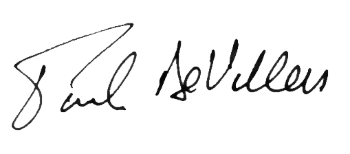 Paul Devillers signature