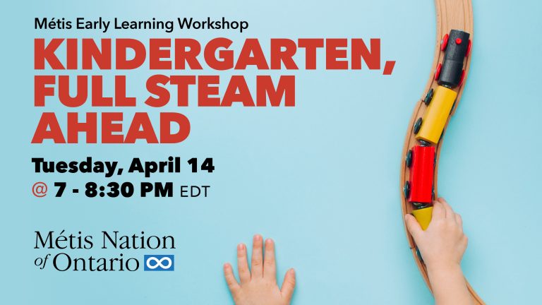Métis Early Learning Workshop banner